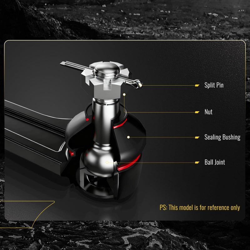 TUCAREST 2Pcs K621873 Left Right Rear Upper Control Arm and Ball Joint Assembly Compatible With 2001-2006 Ac-ura MDX, 04-08 TSX /03-07 Ho-nda Accord, 99-04 Odyssey, 03-08 Pilot Suspension - Image 5